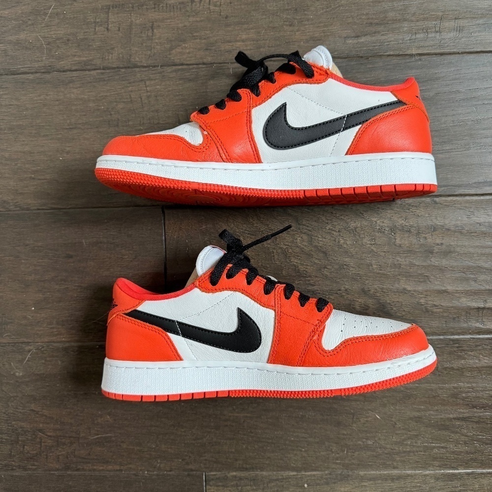 Nike Air Jordan 1 Retro Low OG GS "Starfish" EXCELLENT CONDITION worn once 7Y